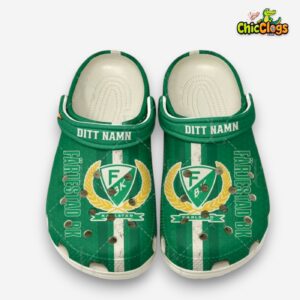 Farjestad BK Classic Crocs Shoes - SHL Team Design Footwear - Image 4
