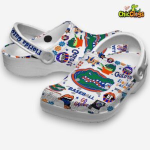 Florida Gators Printed Pattern Crocs Clogs - Stylish NCAA Footwear - Image 1
