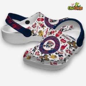Florida Panthers Printed Pattern Crocs - Stylish NHL Clogs for Fans - Image 1