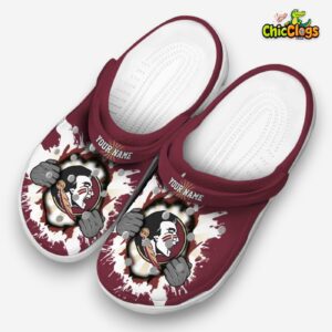 Florida State Seminoles NCAA Sport Classic Crocs For Men, Women, Kids - Image 3