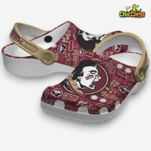 Florida State Seminoles Printed Design Crocs Clogs - NCAA Stylish Footwear - Image 1