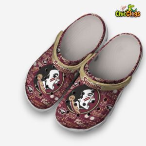 Florida State Seminoles Printed Design Crocs Clogs - NCAA Stylish Footwear - Image 2