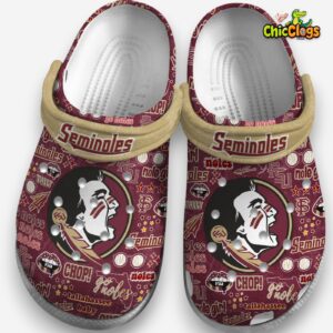 Florida State Seminoles Printed Design Crocs Clogs - NCAA Stylish Footwear - Image 3