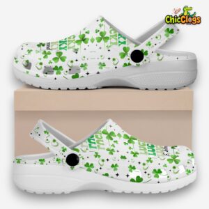 Four Leaf Clover Qutes Classic Crocs For Men, Women, Kids - Image 2