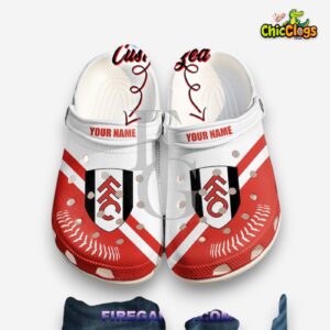 Fulham FC Printed Pattern Clogs - Stylish & Unique Design for Fans - Image 1