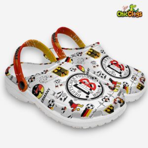 German Football Association Classic Crocs - Stylish Printed Design Shoes - Image 1