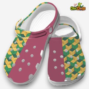 Giyuu Tomioka Haori Pattern Clogs - Image 2