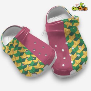 Giyuu Tomioka Haori Pattern Clogs - Image 3