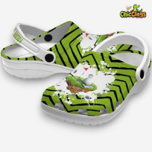 Golf Themed Printed Crocs Clogs for Comfort and Style - Image 2