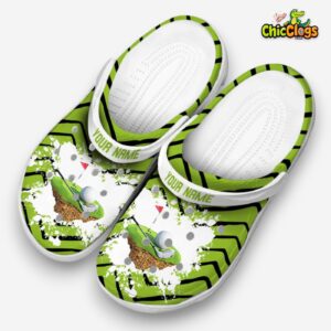Golf Themed Printed Crocs Clogs for Comfort and Style - Image 3