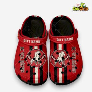 HC Vita Hästen Sport Classic Crocs - Stylish Printed Design Shoes for Comfort - Image 3