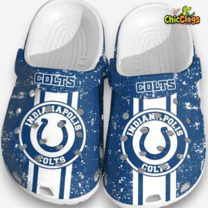 Indianapolis Colts Clogs - Comfortable Crocs for Men & Women - NFL Team Footwear - Image 1