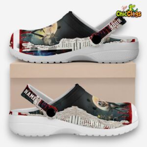 Jack Skellington Cartoon Classic Crocs For Men, Women, Kids - Image 1