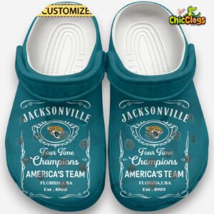 Jacksonville Jaguars NFL Sport Classic Crocs For Men, Women, Kids - Image 1