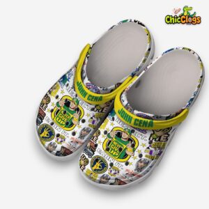 John Cena WWE Printed Design Classic Crocs - Sports Style Footwear - Image 1
