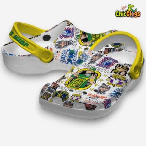 John Cena WWE Printed Design Classic Crocs - Sports Style Footwear - Image 2