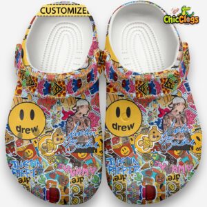 Justin Bieber Music Classic Crocs For Men, Women, Kids - Image 2