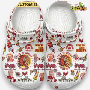 Kansas City Chiefs NFL Classic Crocs For Men, Women, Kids - Image 1