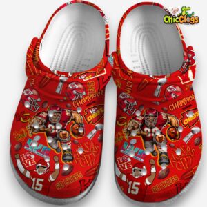 Kansas City Chiefs Printed Classic Crocs - NFL Fans' Must Have Shoes - Image 3