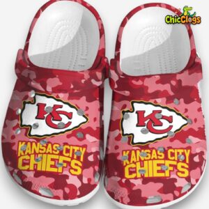 KC Chiefs Clogs - Comfortable Crocband Shoes for Men & Women - NFL Fan Footwear - Image 1