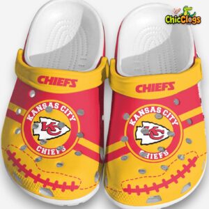 KC Chiefs Football Clogs - Comfortable Crocband Shoes for Men & Women - Image 1