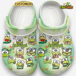 Keroppi Cartoon Classic Crocs For Men, Women, Kids - Image 2