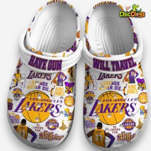 NBA Lakers Clogs - Comfortable Basketball Team Crocs for Men, Women & Kids - Image 1