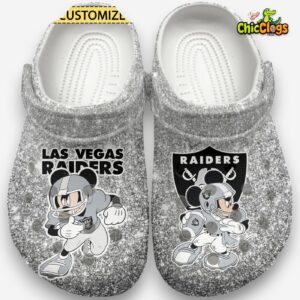 Las Vegas Raiders NFL Sport Classic Crocs For Men, Women, Kids - Image 1