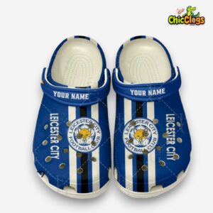 Leicester City FC Printed Pattern Crocs Clogs - Stylish Football Fan Footwear - Image 2