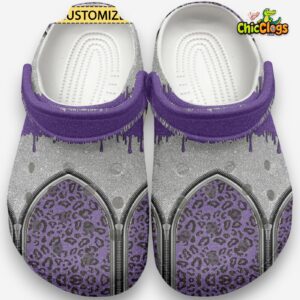 Leopard Print Artwork Classic Crocs For Men, Women, Kids - Image 2
