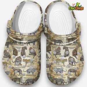 Leopards Of The World Classic Crocs For Men, Women, Kids - Image 1