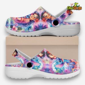 Lilo And Stitch Cartoon Classic Crocs For Men, Women, Kids - Image 2