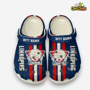Linkoping HC SHL Classic Crocs - Sporty Design Shoes for Fans - Image 4