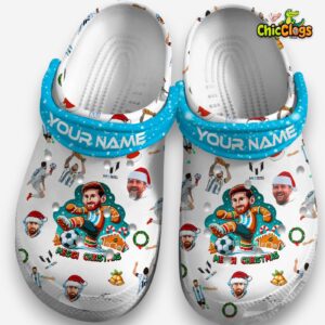 Lionel Messi Soccer Sport Classic Crocs For Men, Women, Kids - Image 3