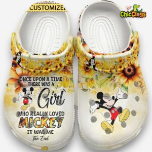 Lovely Mickey Girl Disney Cartoon Classic Crocs For Men, Women, Kids - Image 2