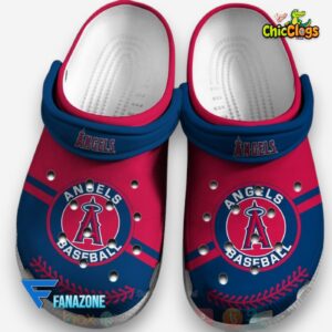 Los Angeles Angels Classic Crocs - MLB Baseball Design Footwear - Image 1