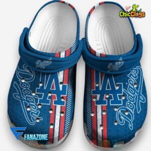Los Angeles Dodgers Classic Crocs - MLB Team Design Footwear - Image 1