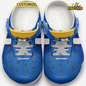Los Angeles Rams NFL Sport Classic Crocs For Men, Women, Kids - Image 4