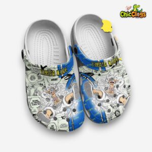 Luffy Gear 5 Custom Name Croc Clogs - Image 1