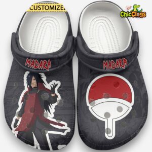 Madara Uchiha Naruto Anime Classic Crocs For Men, Women, Kids - Image 2