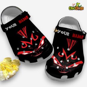 Majin Vegeta Dragon Ball Custom Name Crocs Shoes - Image 2