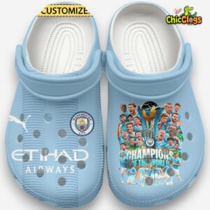 Manchester City Sport Classic Crocs For Men, Women, Kids - Image 2