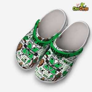 Marshall Thundering Herd NCAA Sport Classic Crocs For Men, Women, Kids - Image 2