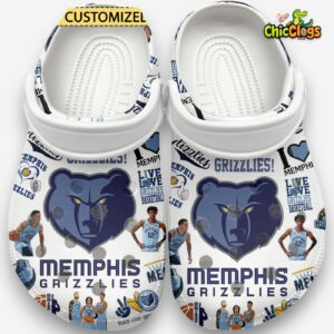 Memphis Grizzlies NBA Sport Classic Crocs For Men, Women, Kids - Image 2