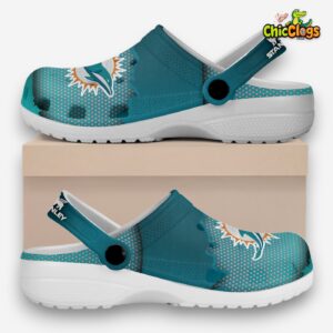 Miami Dolphins NFL Sport Classic Crocs For Men, Women, Kids - Image 2