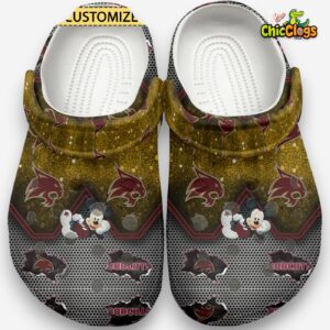 Mickey And Texas State Bobcats NCAA Sport Classic Crocs For Men, Women, Kids - Image 2
