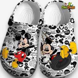 Mickey Mouse Cartoon Classic Crocs For Men, Women, Kids - Image 4