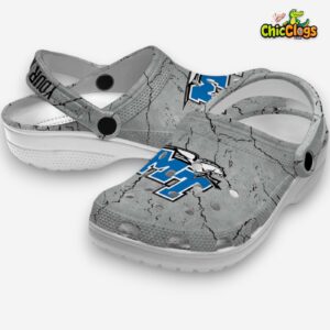 Middle Tennessee Blue Raiders NCAA Sport Classic Crocs For Men, Women, Kids - Image 2