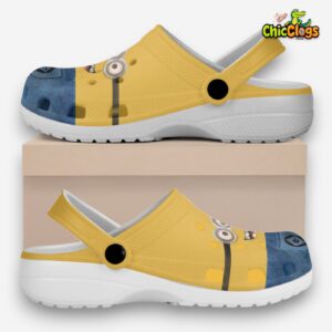 Minions Cartoon Classic Crocs For Men, Women, Kids - Image 1