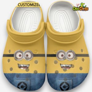 Minions Cartoon Classic Crocs For Men, Women, Kids - Image 2